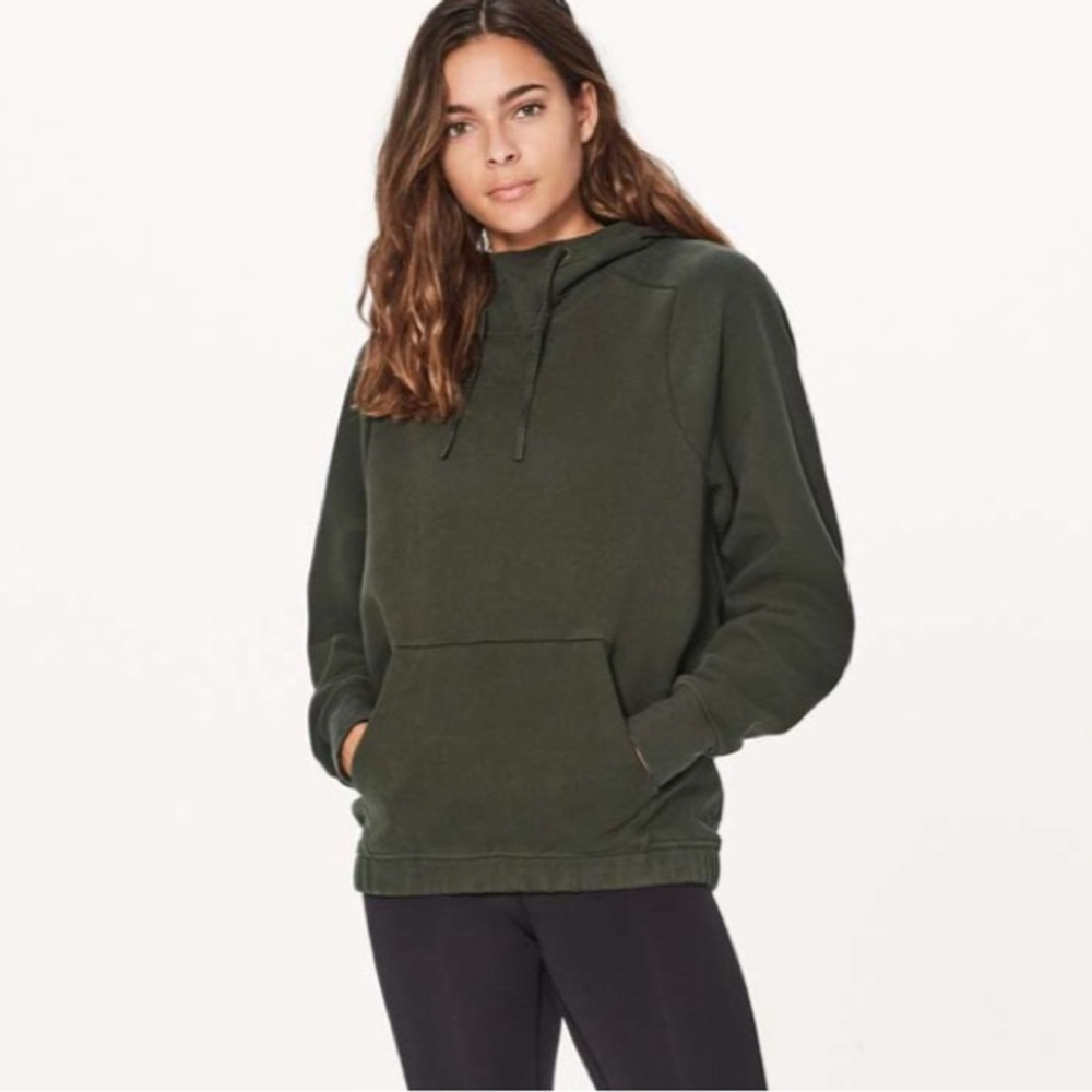 Lululemon | Warm For Winter Hoodie | Sz 6 | Dark Olive | EUC - Picture 3 of 14